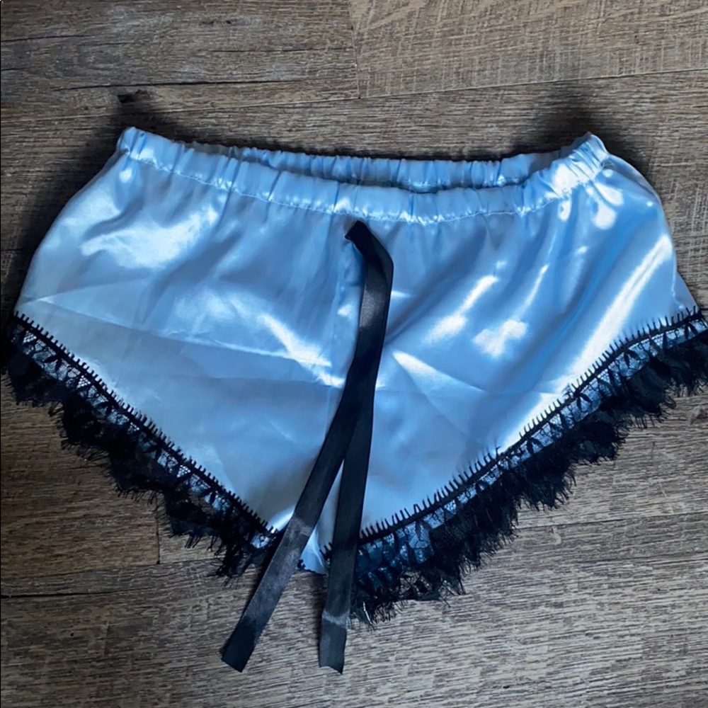 Silk pj lingerie shorts